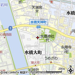富山県富山市水橋町周辺の地図