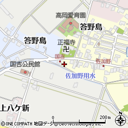 富山県高岡市佐加野1650周辺の地図