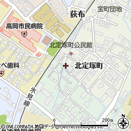 富山県高岡市北定塚町1360周辺の地図