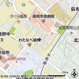 富山県高岡市宝町周辺の地図