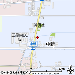 富山県滑川市中新1230周辺の地図