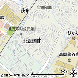 富山県高岡市北定塚町33-3周辺の地図