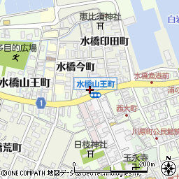 水口商店周辺の地図