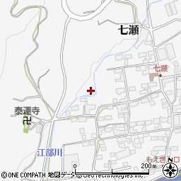 長野県中野市七瀬周辺の地図