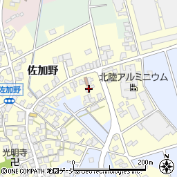 富山県高岡市佐加野338周辺の地図