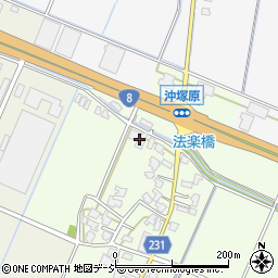 富山県射水市沖塚原711周辺の地図