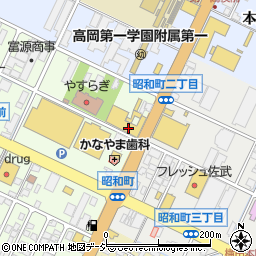 トヨタモビリティ富山高岡店周辺の地図