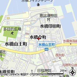 富山県富山市水橋今町周辺の地図