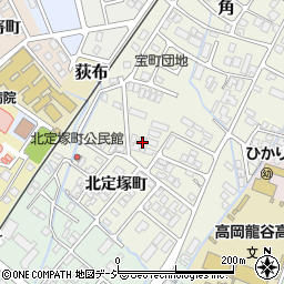 富山県高岡市角302周辺の地図