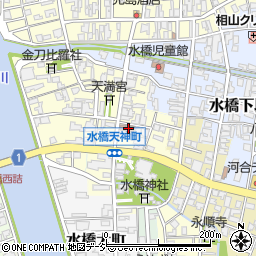 富山県富山市水橋東天神町周辺の地図