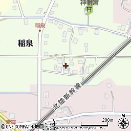 富山県滑川市稲泉1033周辺の地図