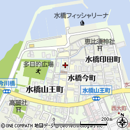 富山県富山市水橋浜町周辺の地図