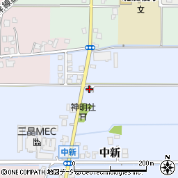 富山県滑川市中新1204周辺の地図