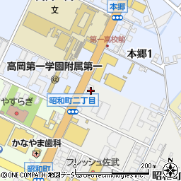 シャディサラダ館高岡本郷店周辺の地図