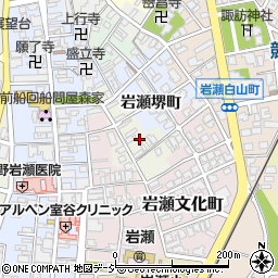 富山県富山市岩瀬表町周辺の地図