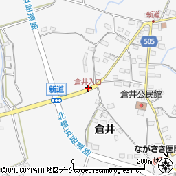 倉井入口周辺の地図