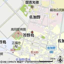 富山県高岡市佐加野1354周辺の地図