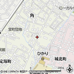 富山県高岡市角274周辺の地図