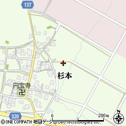 富山県滑川市杉本5240周辺の地図