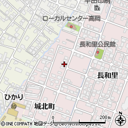 富山県高岡市新和町周辺の地図