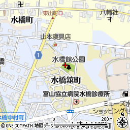 水橋中村栄町公園周辺の地図