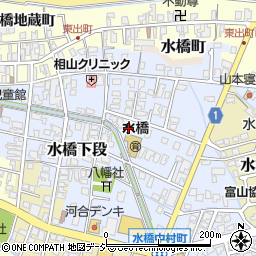 富山県富山市水橋中村町周辺の地図