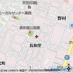 富山県高岡市野村1424周辺の地図