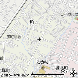 富山県高岡市角197周辺の地図