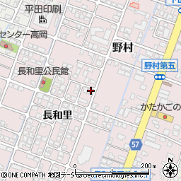 富山県高岡市野村1410-17周辺の地図