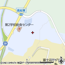 石川県かほく市高松ス周辺の地図