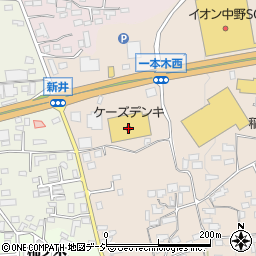 ケーズデンキ中野店周辺の地図