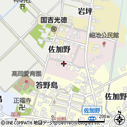 富山県高岡市島崎116周辺の地図