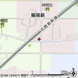 富山県滑川市稲泉新533周辺の地図