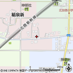 富山県滑川市稲泉新520周辺の地図