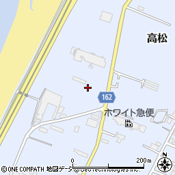 石川県かほく市高松乙2-13-2周辺の地図