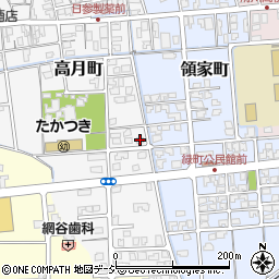 富山県滑川市高月町75-5周辺の地図