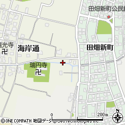 田畑西公園周辺の地図