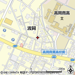 波岡生産組合周辺の地図