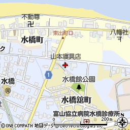 山本寝具店周辺の地図
