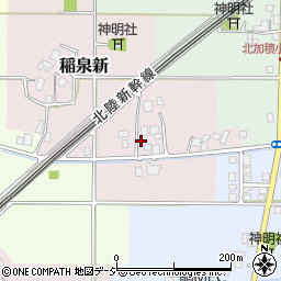 富山県滑川市稲泉新522周辺の地図
