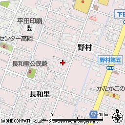 富山県高岡市野村1415周辺の地図