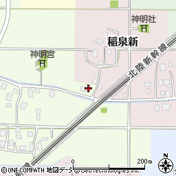 富山県滑川市稲泉1087周辺の地図