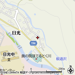栃木県日光市日光2122周辺の地図