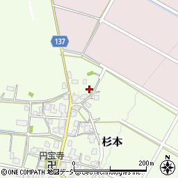 富山県滑川市杉本5218周辺の地図