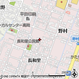 富山県高岡市野村1421-5周辺の地図