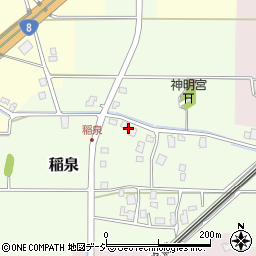 富山県滑川市稲泉1055周辺の地図