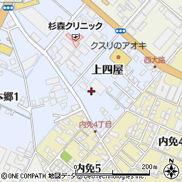 富山県高岡市上四屋2-7周辺の地図