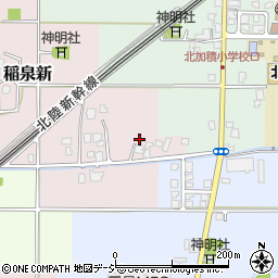 富山県滑川市稲泉新508周辺の地図