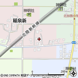 富山県滑川市稲泉新526周辺の地図