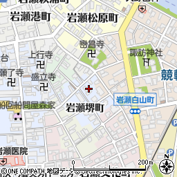 富山県富山市岩瀬堺町57-5周辺の地図